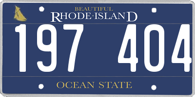 RI license plate 197404