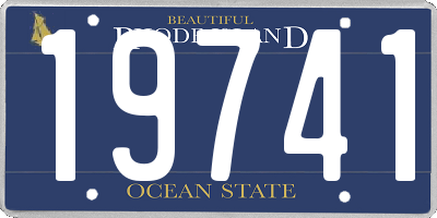 RI license plate 19741