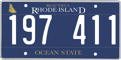 RI license plate 197411