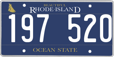 RI license plate 197520
