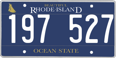 RI license plate 197527