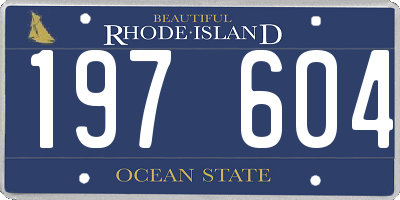 RI license plate 197604
