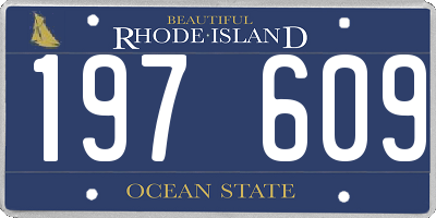 RI license plate 197609