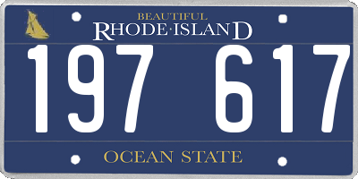 RI license plate 197617