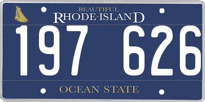 RI license plate 197626