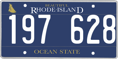 RI license plate 197628