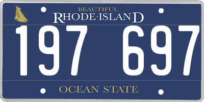 RI license plate 197697
