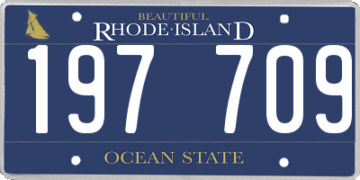 RI license plate 197709