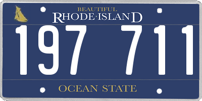 RI license plate 197711