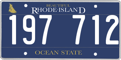RI license plate 197712