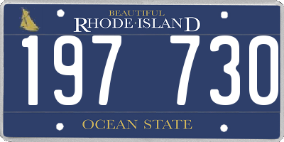 RI license plate 197730