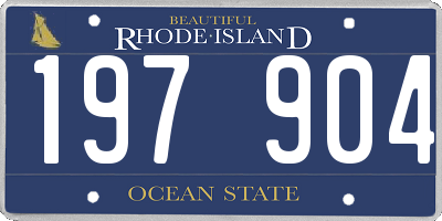 RI license plate 197904