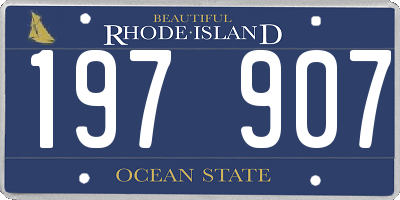 RI license plate 197907