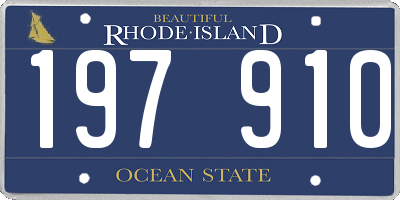 RI license plate 197910