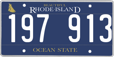 RI license plate 197913