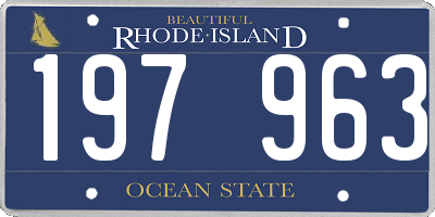 RI license plate 197963