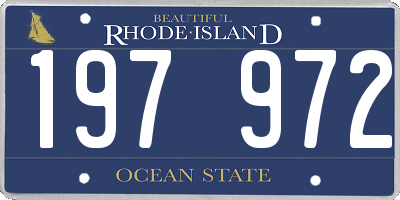 RI license plate 197972