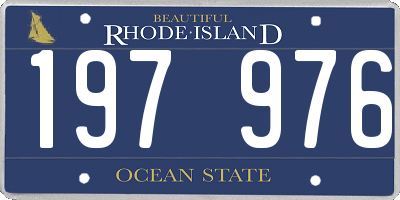 RI license plate 197976