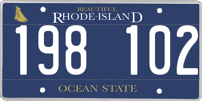 RI license plate 198102