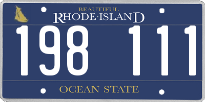 RI license plate 198111