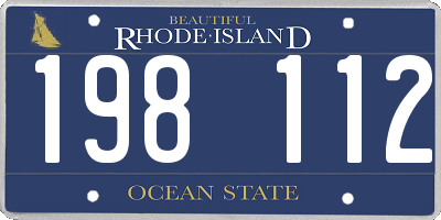 RI license plate 198112
