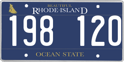 RI license plate 198120