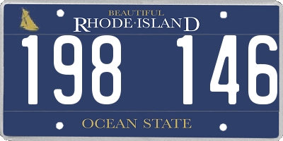 RI license plate 198146