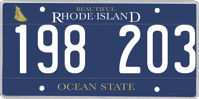 RI license plate 198203