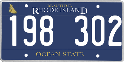 RI license plate 198302