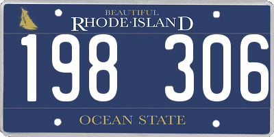 RI license plate 198306