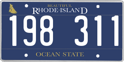 RI license plate 198311