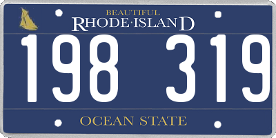 RI license plate 198319