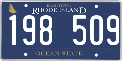 RI license plate 198509
