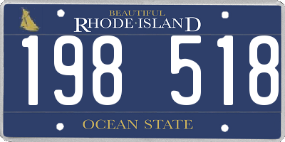 RI license plate 198518