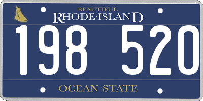 RI license plate 198520