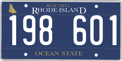 RI license plate 198601