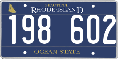 RI license plate 198602