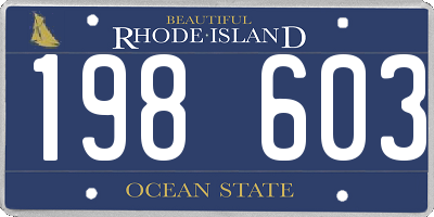 RI license plate 198603