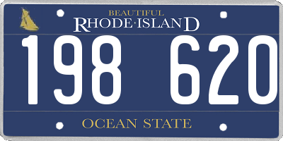 RI license plate 198620