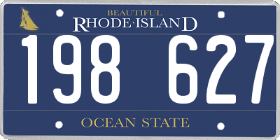 RI license plate 198627