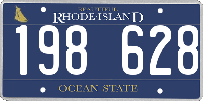 RI license plate 198628