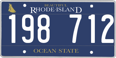 RI license plate 198712