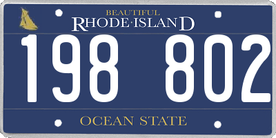 RI license plate 198802