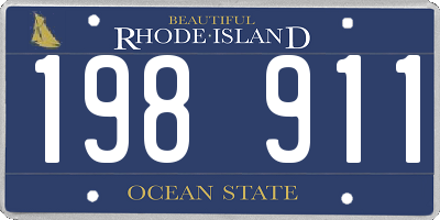 RI license plate 198911