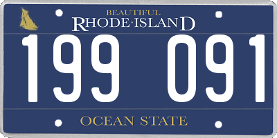RI license plate 199091