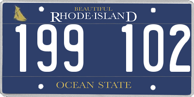 RI license plate 199102
