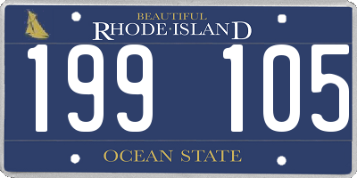 RI license plate 199105