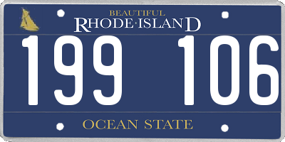 RI license plate 199106