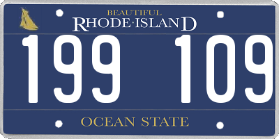 RI license plate 199109