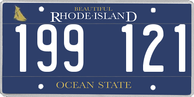 RI license plate 199121